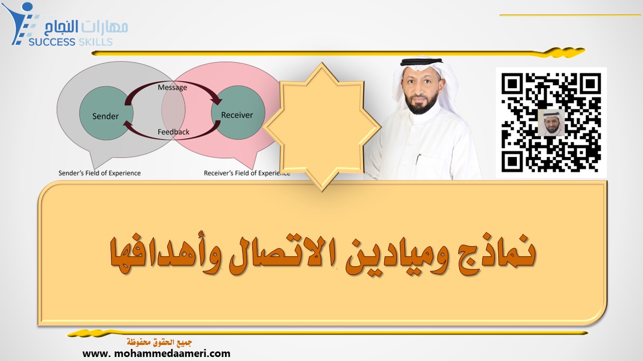 نماذج وميادين الاتصال وأهدافها