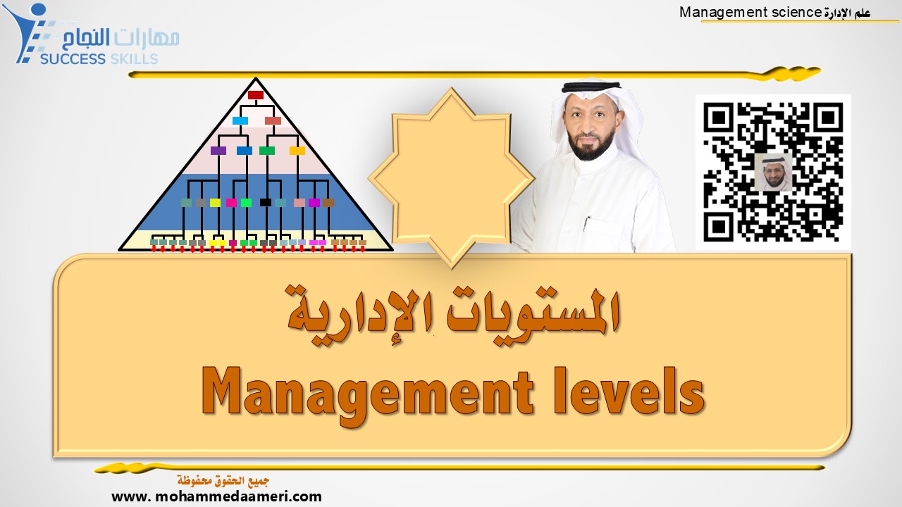 المستويات الإدارية Management levels