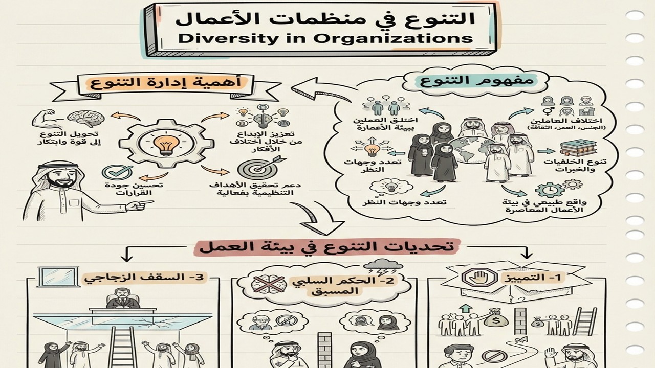 التنوع في منظمات الأعمال Diversity in Organizations