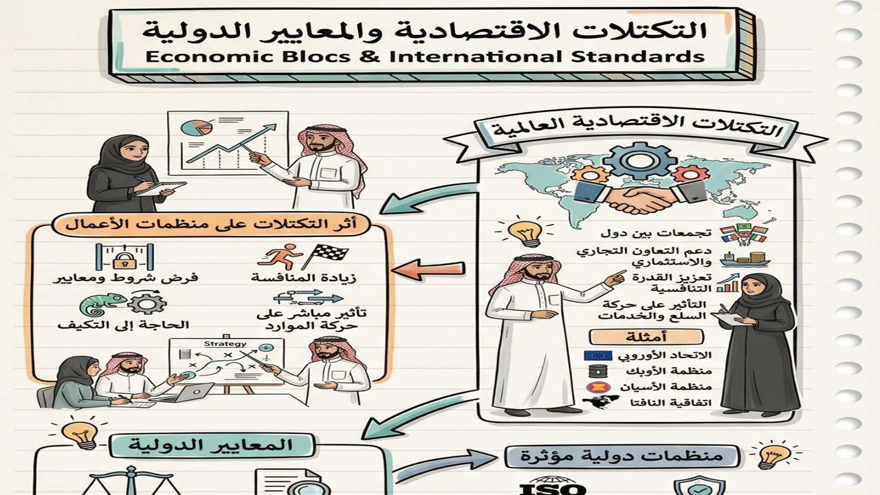 التكتلات الاقتصادية العالمية والمعايير الدولية المفروضة على الأعمال Economic Blocs & International Standards